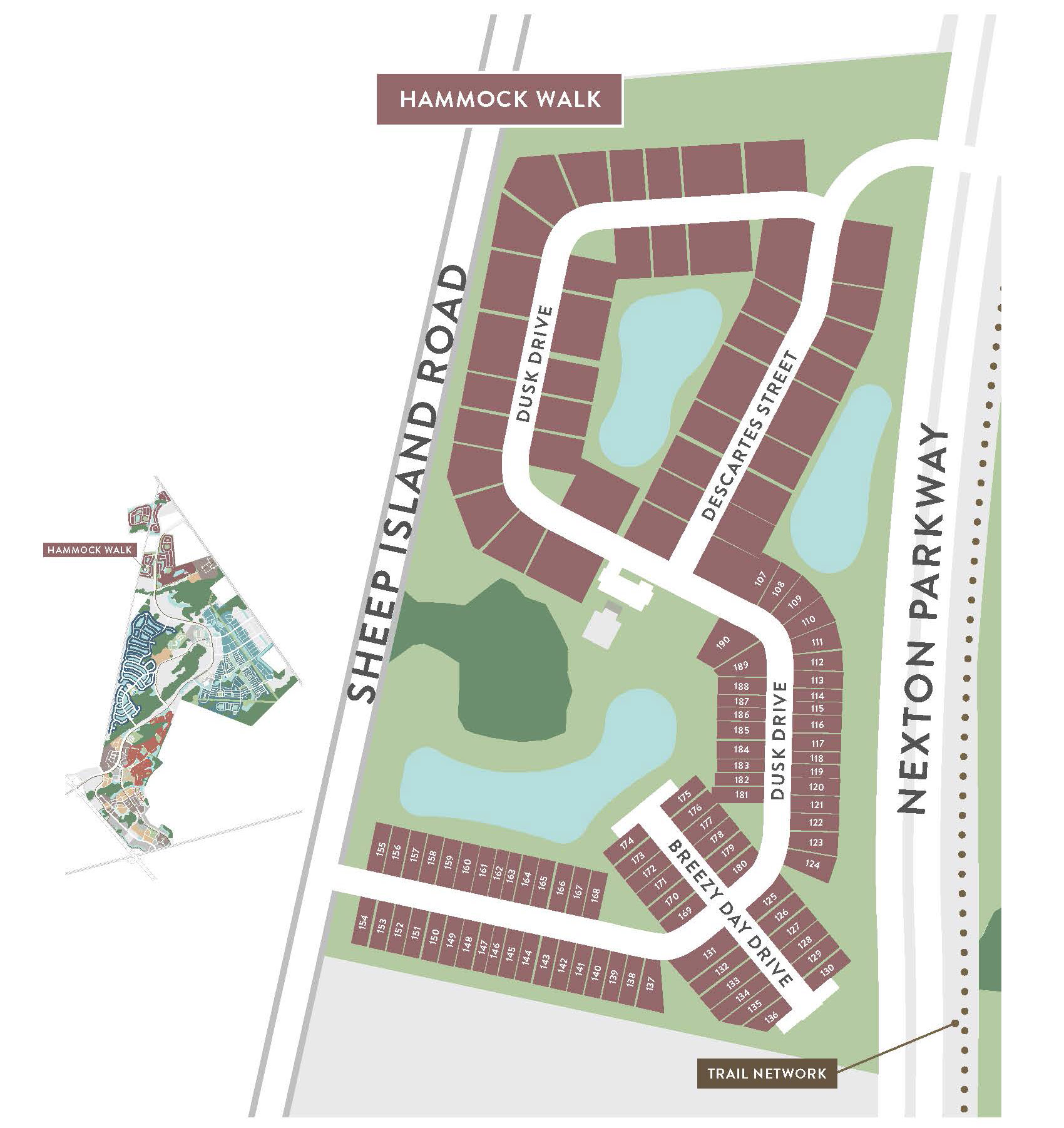 Hammock Walk map