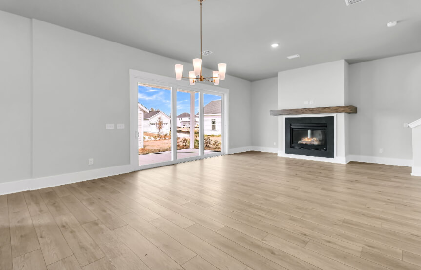 Ashton Woods Overton Spec Lot 1684 Breakfast To Family Room