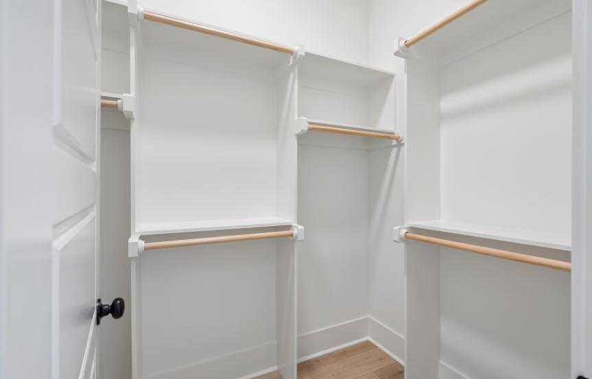 Homes By Dickerson Arrow Wood Plan Primary Walk In Closet