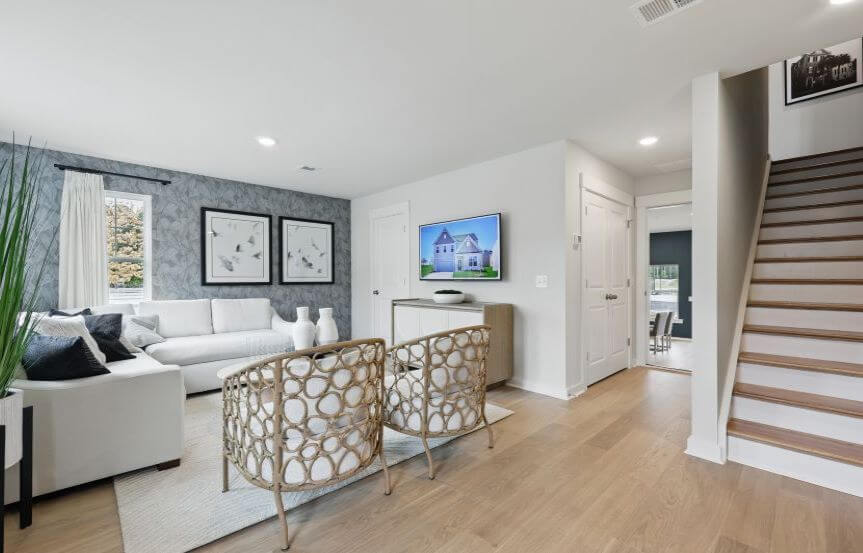 Stanley Martin Jenkins Townhouse Plan Flex Space