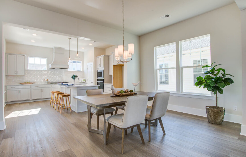 Ashton Woods Azalea Dining Room To Kitchen
