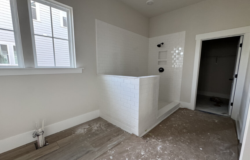 Ashton Woods Newington Spec Lot 1679 Primary Bathroom Shower