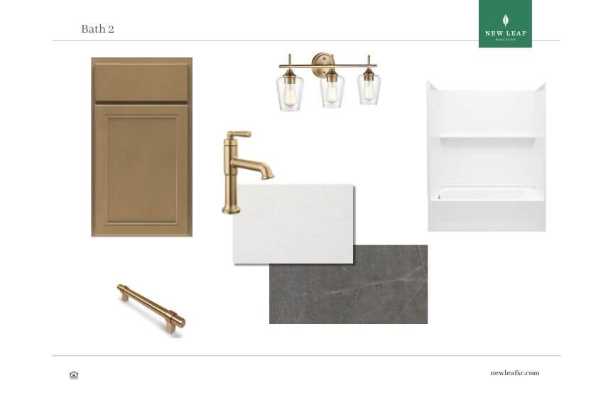 New Leaf Lincoln Spec Lot 1526 Second Bathroom Selections