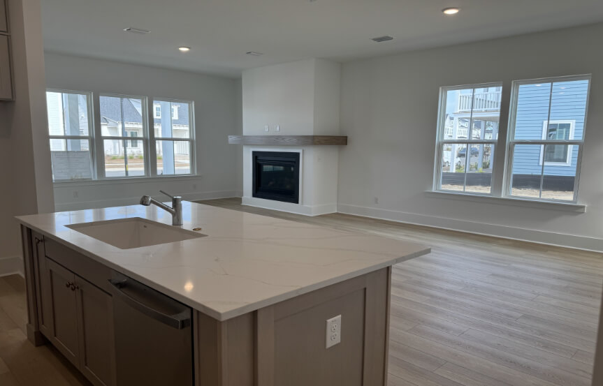 Ashton Woods Doty Spec Home Plan Lot 1607 Kitchen To Family