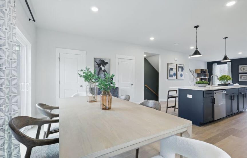 Stanley Martin Jenkins Townhouse Plan Dining Area