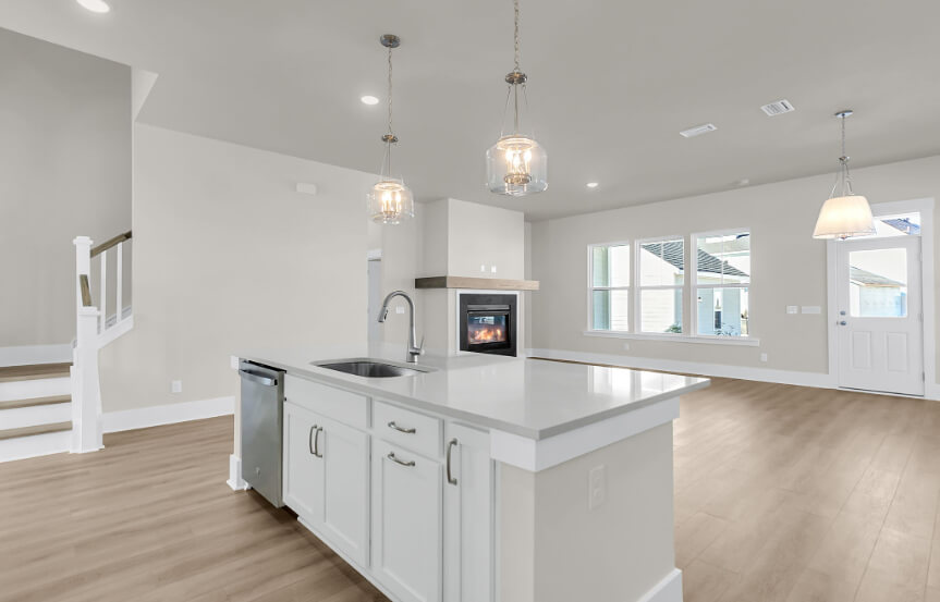 Ashton Woods Newington Spec Lot 1678 Kitchen To Family Room