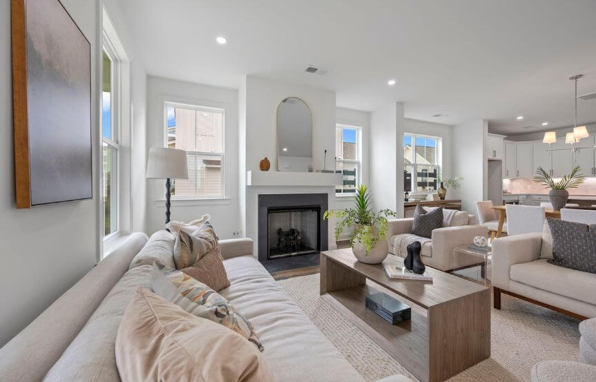 New Leaf Madison Home plan Living Room