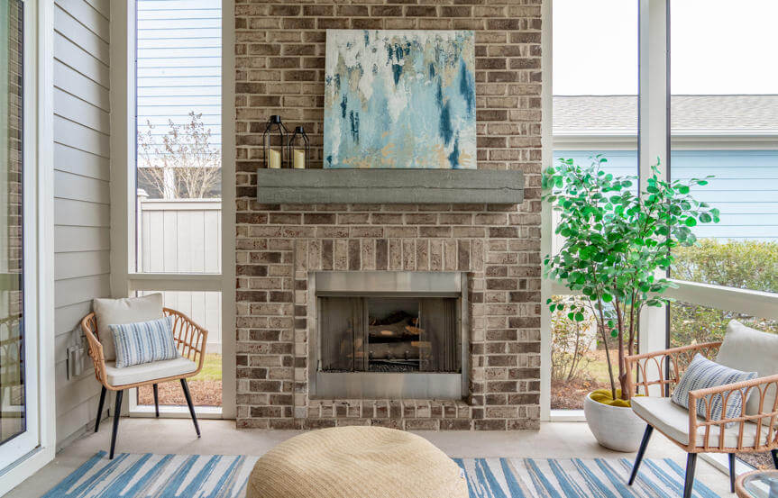 Homes By Dickerson Hutchison Screen Porch