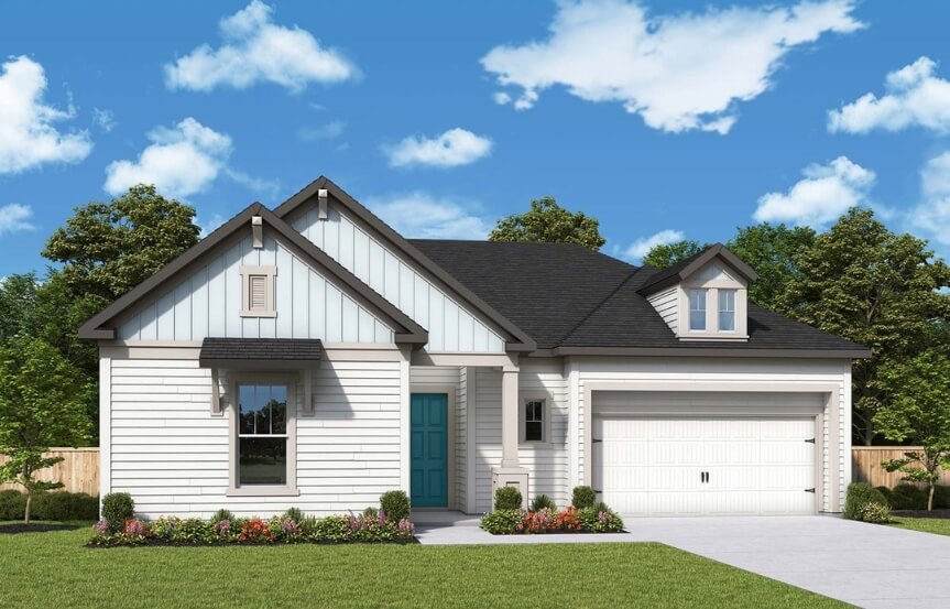 David Weekley Home Plan The Bloomsbury Elevation D