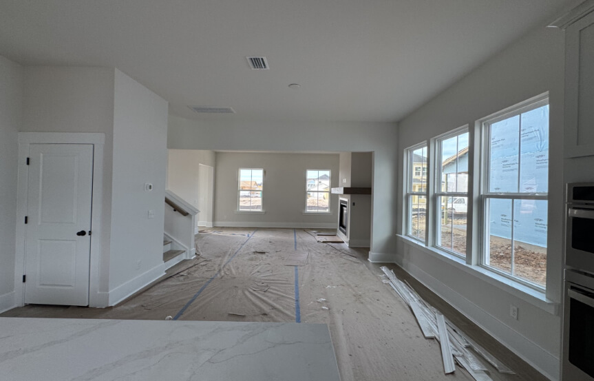 Ashton Woods Givhans Spec Lot 1672 Dining Room To Living Room