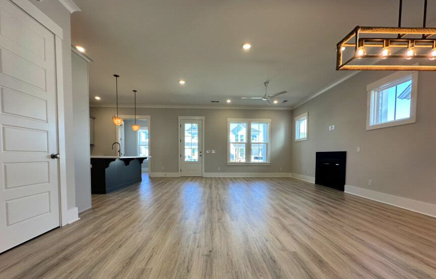 Homes By Dickerson Hutchinson Spec Home Lot 1532 Living Room And Dining Room