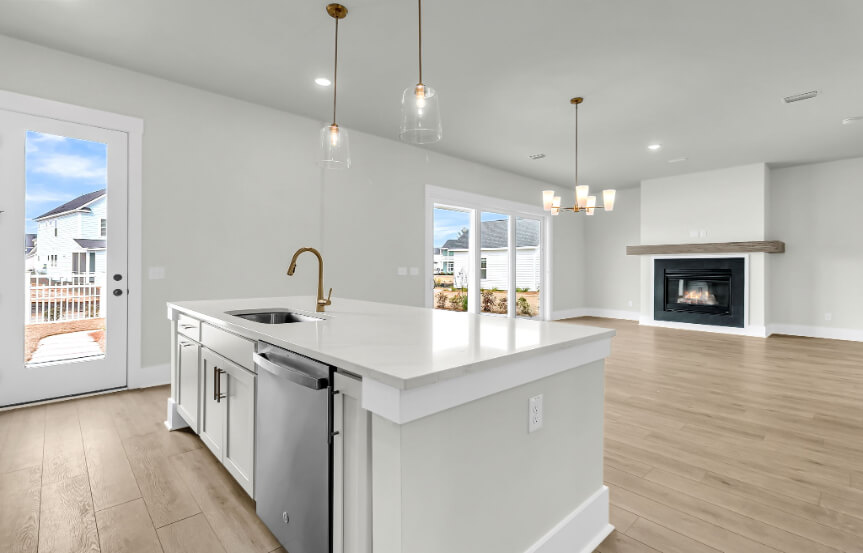 Ashton Woods Overton Spec Lot 1684 Kitchen To Family Room