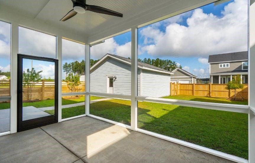 Homes By Dickerson Camellia Spec Lot 1455 Screen Porch