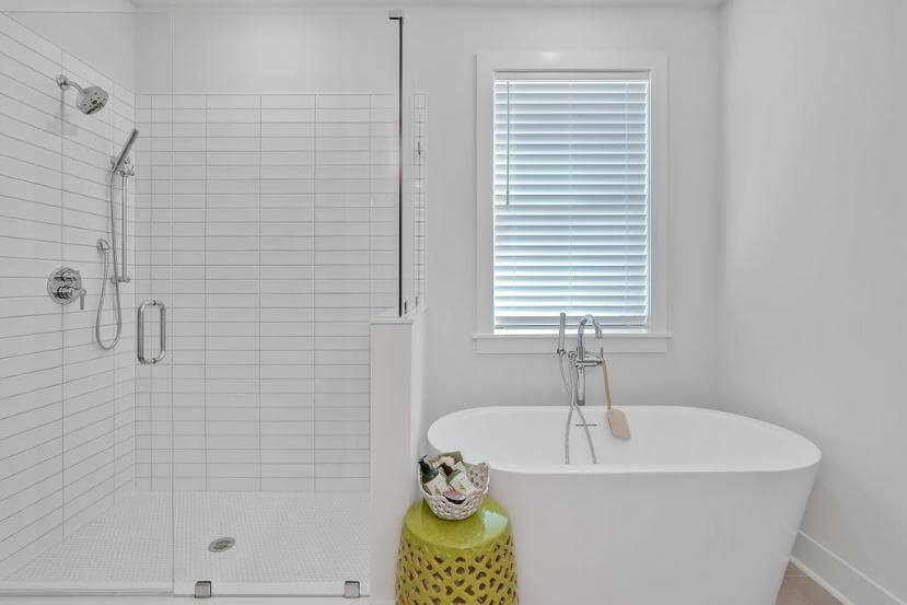New Leaf Gates Homeplan Primary Bathroom