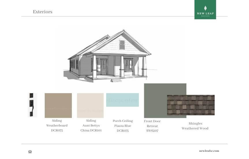 New Leaf Lincoln Spec Lot 1526 Exterior Selections