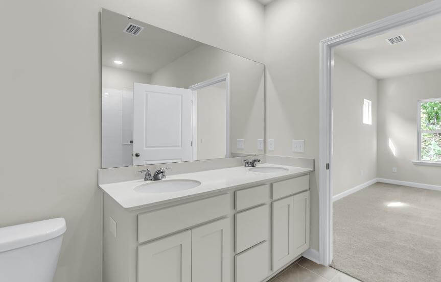 Ashton Woods 55+ Palmetto Spec Lot 104 Primary Bathroom