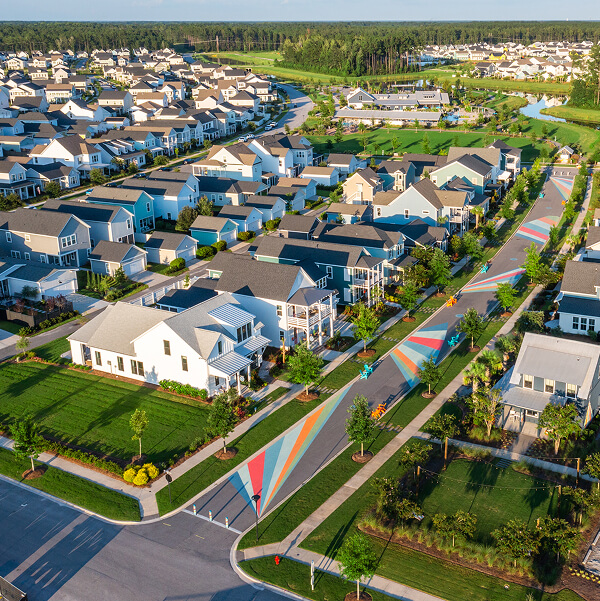 Nexton Street Scene Aerial