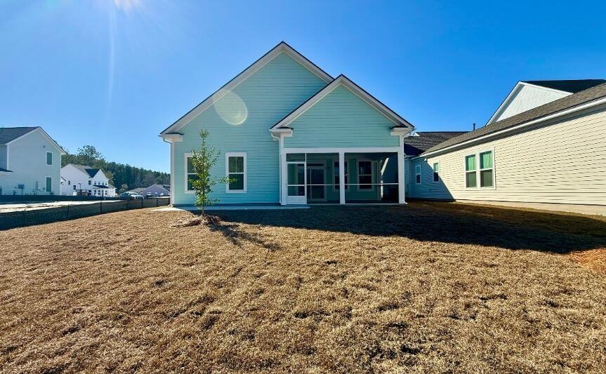 Brookfield Residential Towson Spec Lot 1719 Backyard