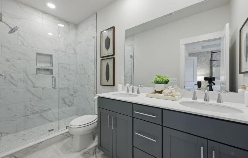 Stanley Martin Jenkins Townhouse Plan Primary Bathroom 