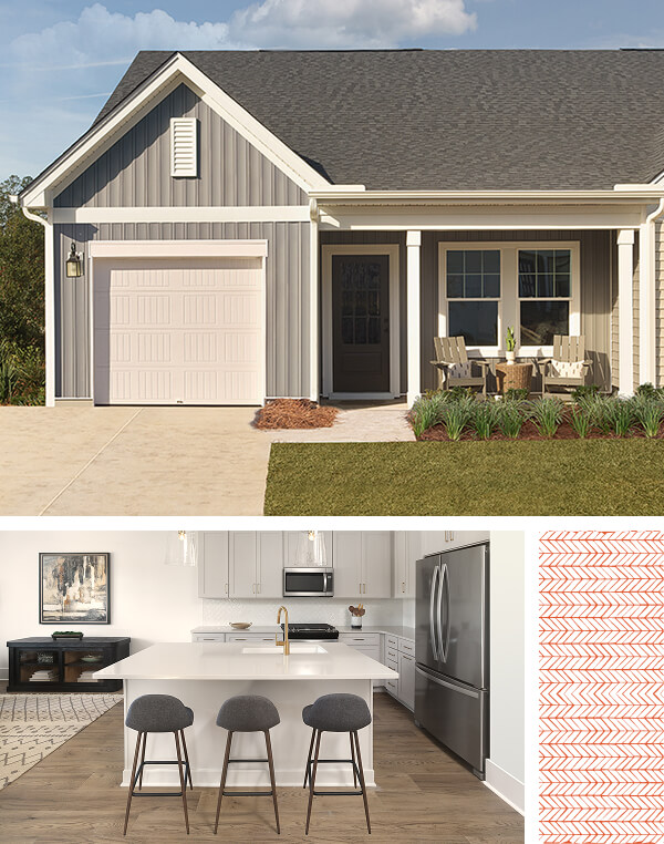 Hammock Walk homes collage at Nexton